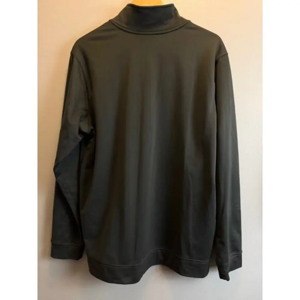 Nike Dri Fit 1/4 Zip Carolina TarHeels Baseball Anthracite Large Training Jacket